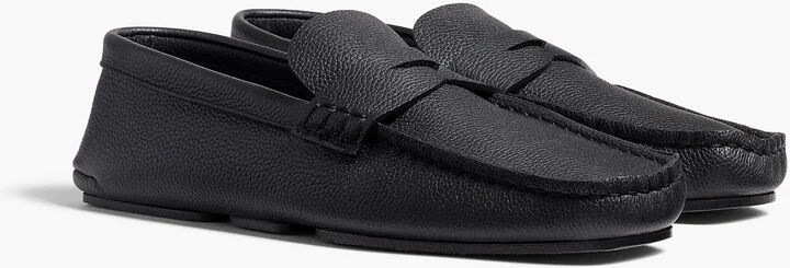 Billy Loafer in Black Pebbled Leather - Image 2