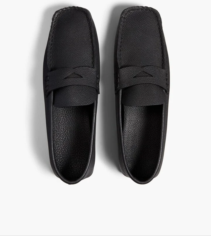 Billy Loafer in Black Pebbled Leather - Image 3