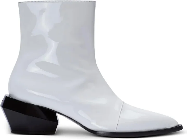 Billy patent-leather ankle boots