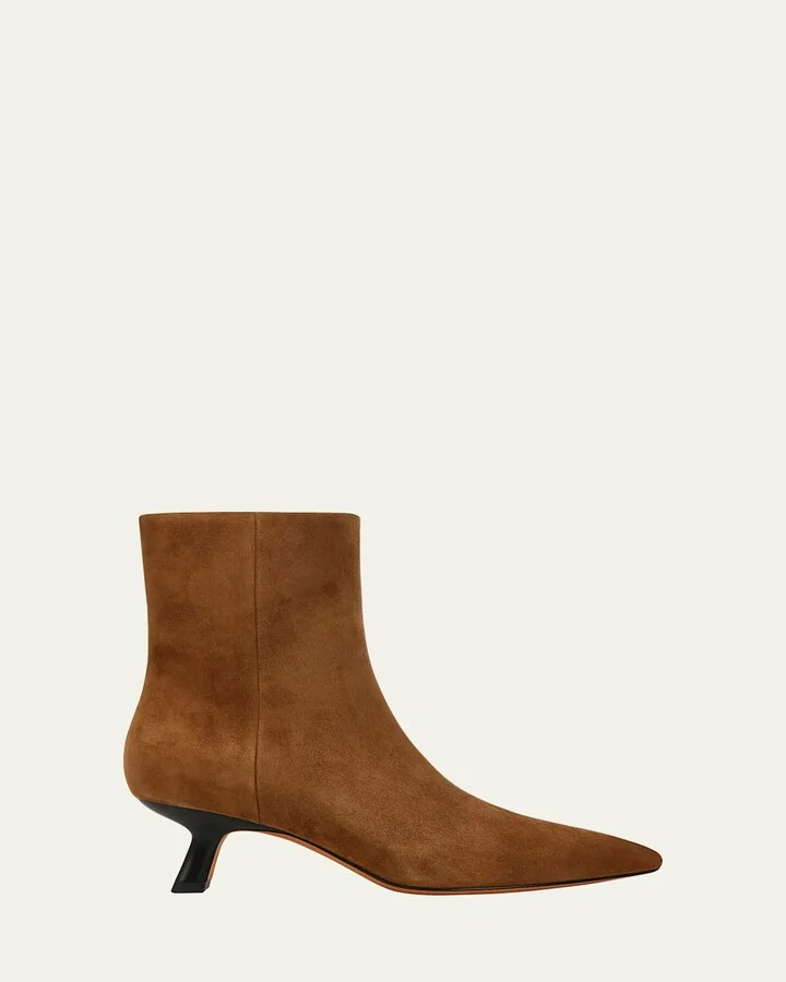 Billy Suede Low Ankle Boots