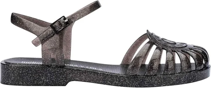 Bimba Y Lola Jelly Shoe - Black Glitter