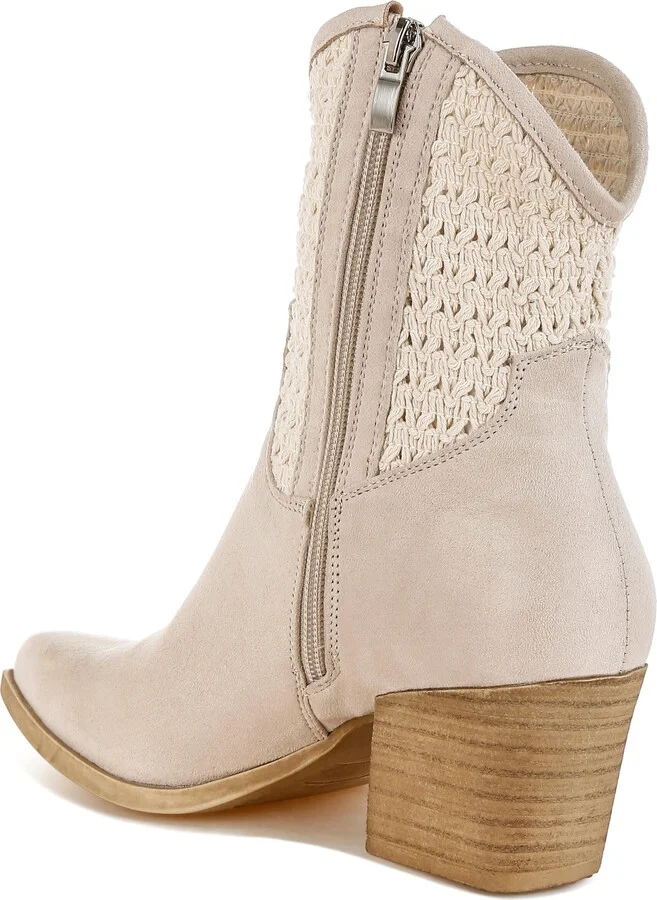 Bimmy Crochet Trim Western Bootie - Image 2