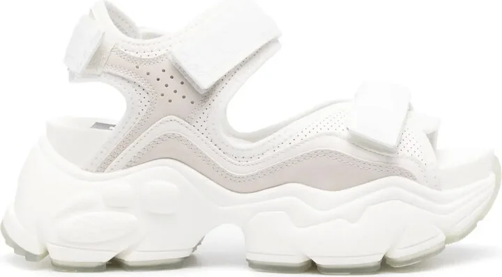 Binary 0 chunky sandals