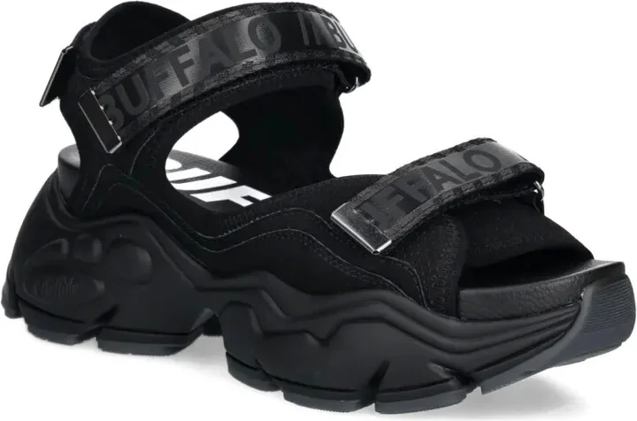 Binary 0 chunky-sole platform sandals - Image 2