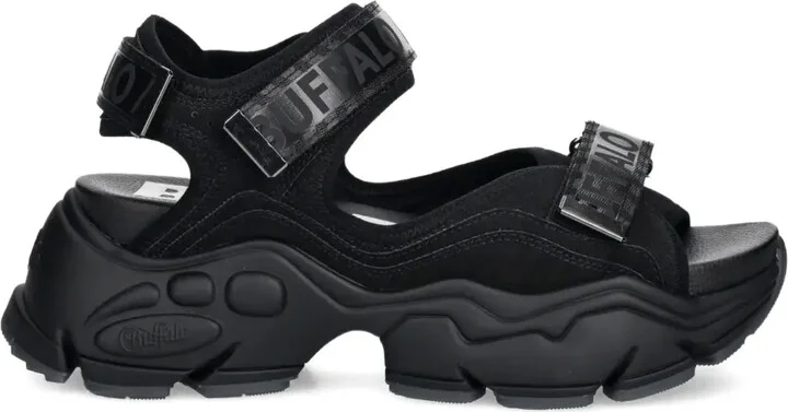 Binary 0 chunky-sole platform sandals
