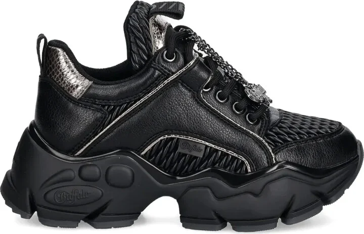 Binary Quilt chunky-sole sneakers