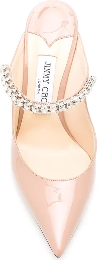 Bing 100mm crystal-embellished mules - Image 4