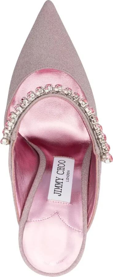 Bing 100mm glitter-detailed mules - Image 4