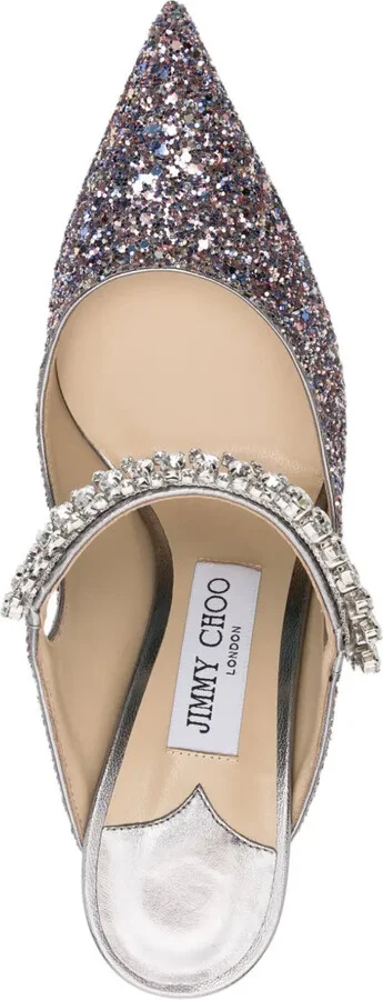 Bing 100mm glitter mules - Image 4