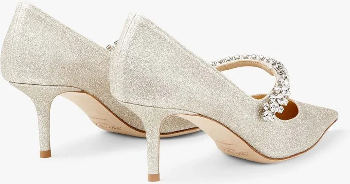 Bing 65 Crystal-Embellished Glitter Pumps - Image 2