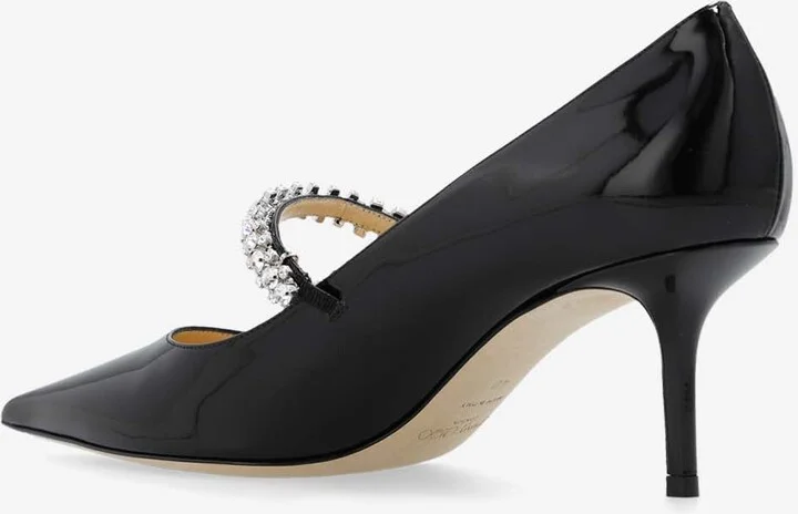 Bing 65 Crystal Embellished Patent Leather Pumps - Image 2