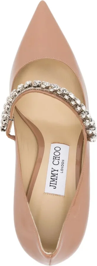 Bing 65mm crystal-strap pumps - Image 4
