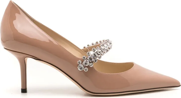 Bing 65mm leather pumps
