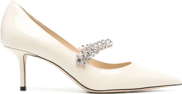 Bing 65mm patent leather pumps