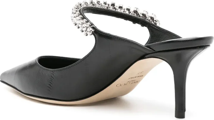 Bing 70mm crystal-embellished mules - Image 3