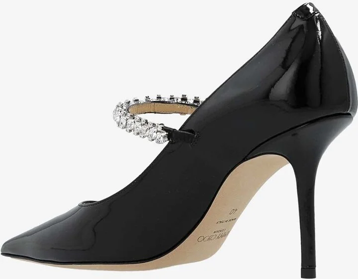 Bing 85 Crystal-Embellished Pumps in Patent Leather - Image 2