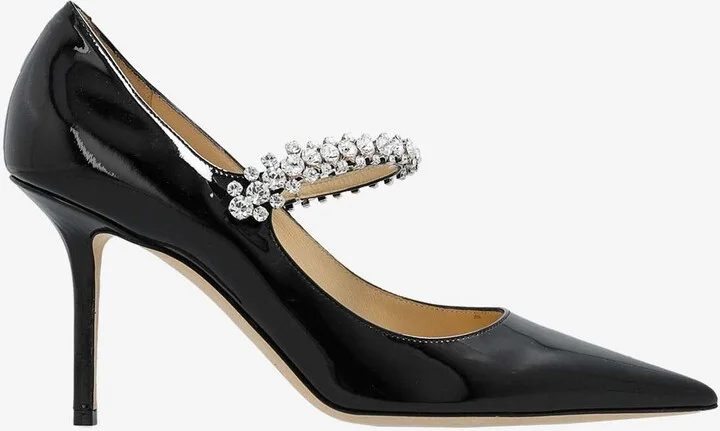 Bing 85 Crystal-Embellished Pumps in Patent Leather