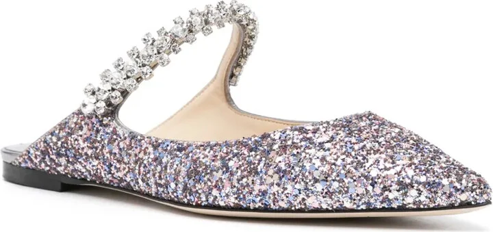 Bing crystal-embellished mules - Image 2