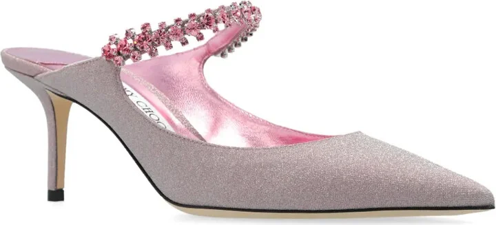 Bing crystal embellished mules - Image 2