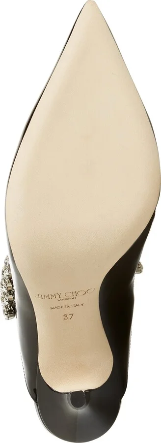 Bing Crystal Embellished Patent Mule - Image 6