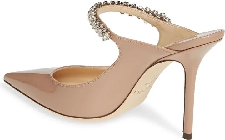 Bing Crystal Embellished Patent Mule - Image 2
