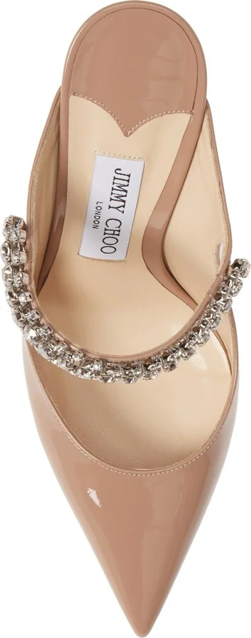 Bing Crystal Embellished Patent Mule - Image 5