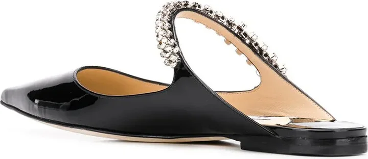 Bing crystal-embellished pointed mules - Image 3