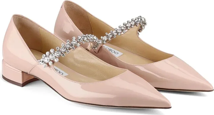 Bing crystal-strap ballerina shoes - Image 2
