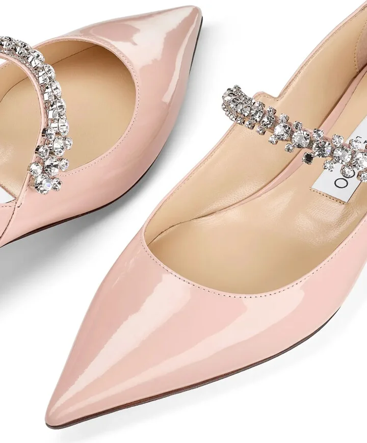 Bing crystal-strap ballerina shoes - Image 5