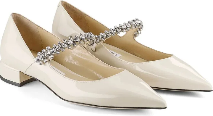 Bing crystal-strap ballerina shoes - Image 2