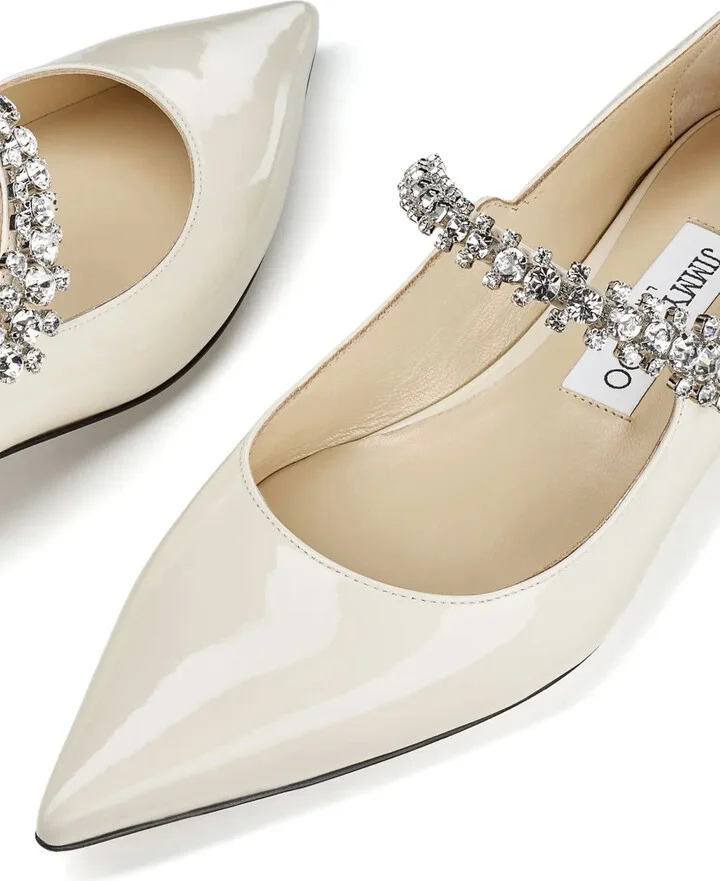 Bing crystal-strap ballerina shoes - Image 5