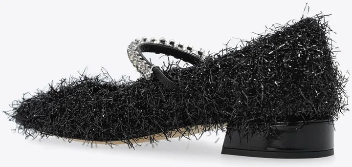 Bing Feather-Embellished Ballet Flats - Image 2