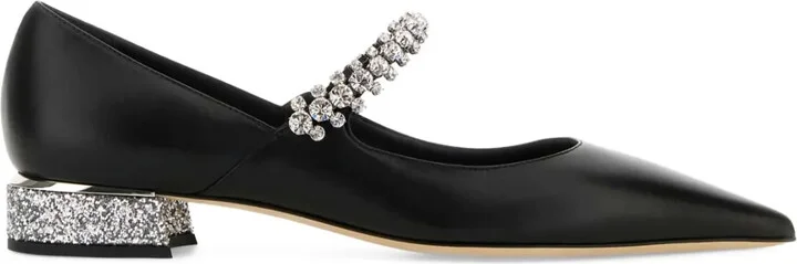 Bing leather pumps