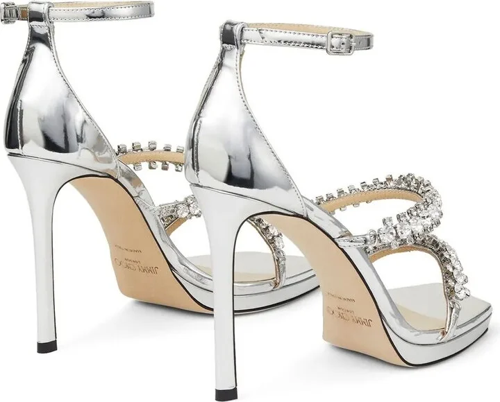 Bing metallic 105mm sandals - Image 3