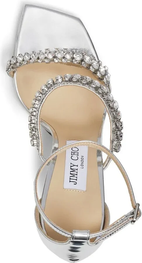 Bing metallic 105mm sandals - Image 4