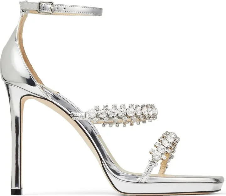 Bing metallic 105mm sandals