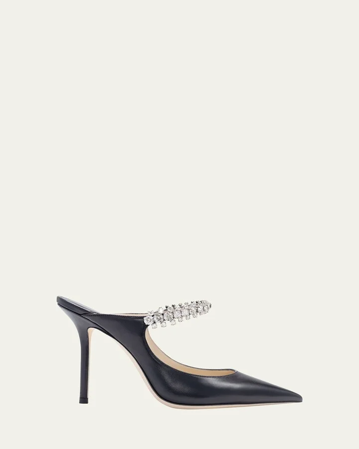 Bing Patent Jeweled Mules
