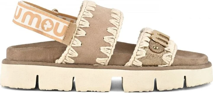 Bio Sandal Back Strap Suede & Leather