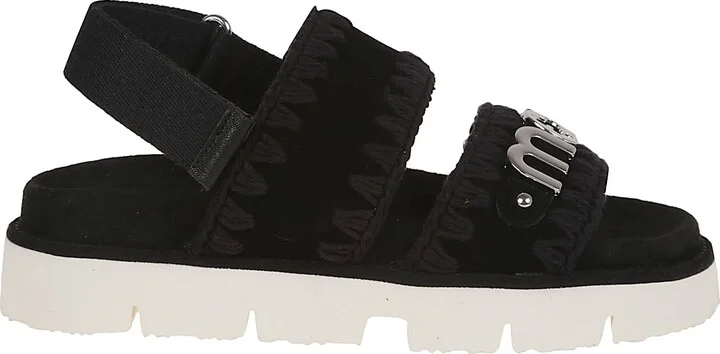Bio Sandal Suede Met Logo