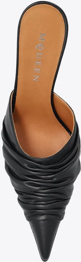 Birdee 70 Leather Pointed Mules - Image 3