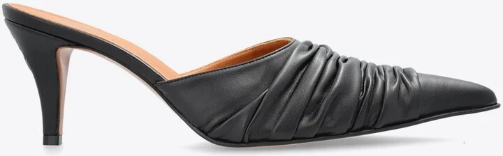 Birdee 70 Leather Pointed Mules
