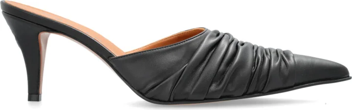 Birdee Heeled Mules, , - Black
