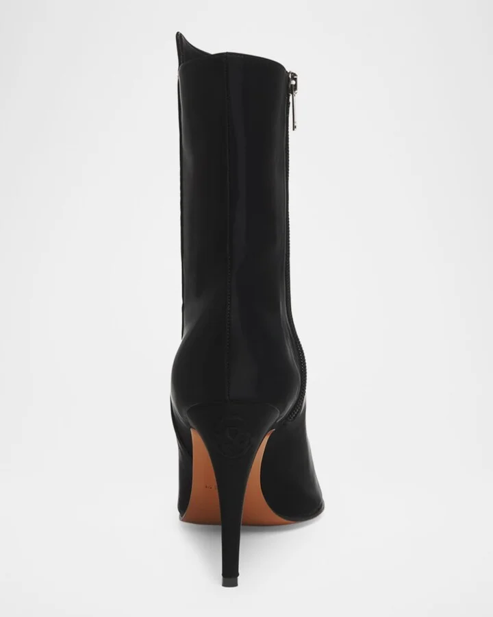 Birdee Jersey Coated Stiletto Booties - Image 2