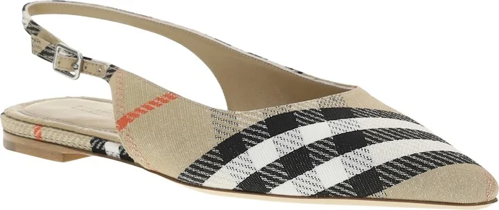 Birdie Check Slingback Ballerinas - Image 2