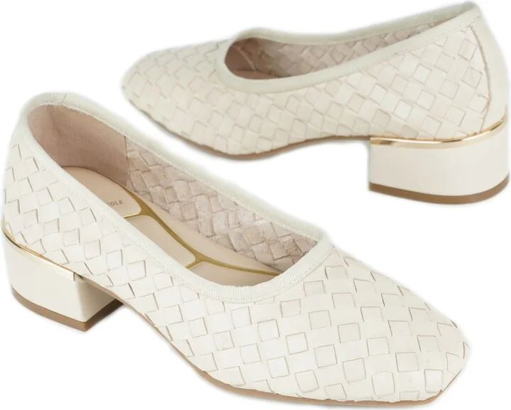 Birdie Woven Leather Pump - Image 8