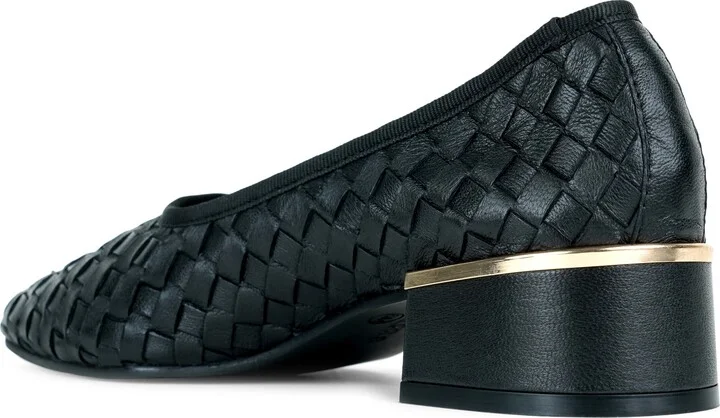 Birdie Woven Leather Pump - Image 10