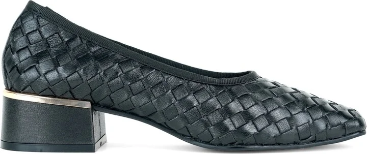 Birdie Woven Leather Pump - Image 11
