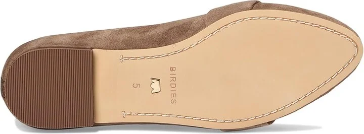 Birdies Blackbird Suede Flat Women's Flat Shoes Oak Shimmer : 7 M, Leather/Suede - Image 3