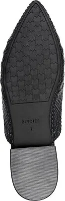 Birdies Dove Woven Mule Women's Slippers Black : 6 M, Leather - Image 3