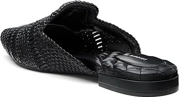 Birdies Dove Woven Mule Women's Slippers Black : 6 M, Leather - Image 4